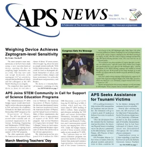 APS News May 2005