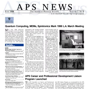 APS News June 1998