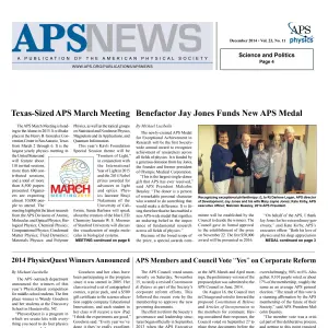 APS News December 2014