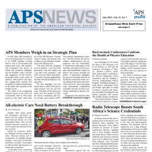 APS News July 2012