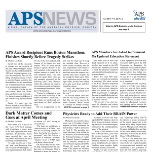 APS News June 2013