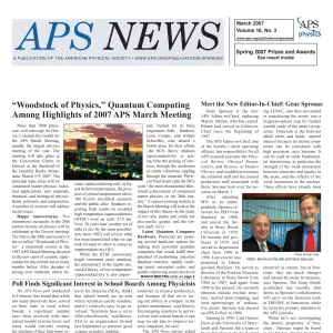 APS News March 2007