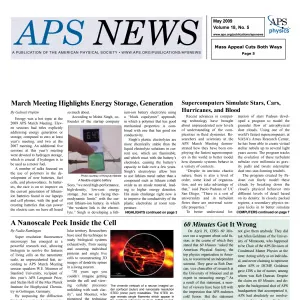 APS News May 2009