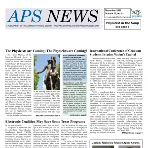 APS News December 2011