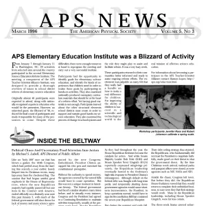 APS News March 1996