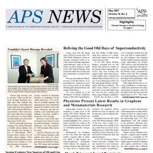 APS News May 2007