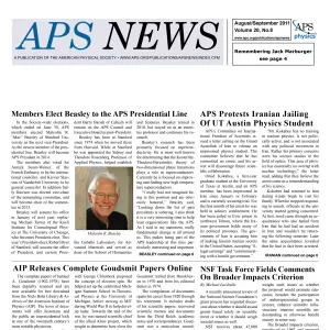 APS News August/September