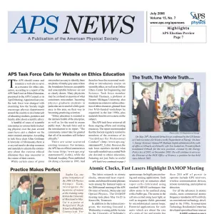 APS News July 2006