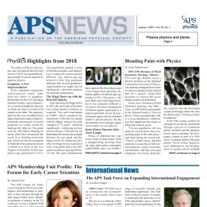 APS News January 2019