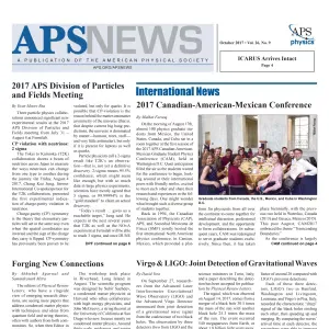 APS News October 2017