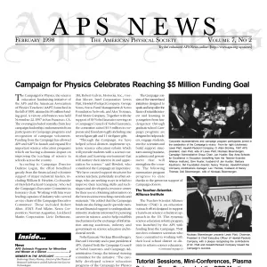 APS News February 1998