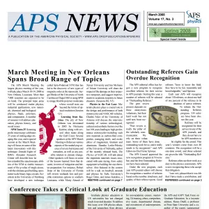 APS News March 2008