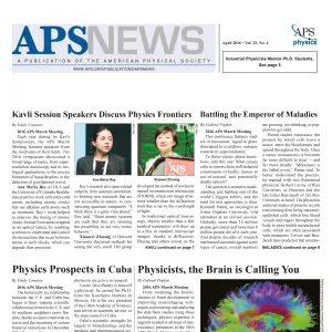 APS News April 2016