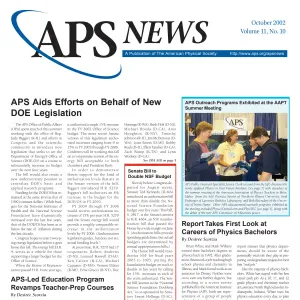 APS News October 2002