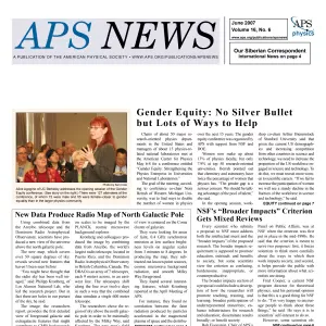 APS News June 2007