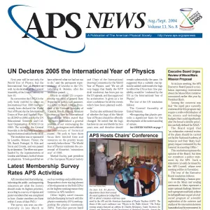 APS News August/September