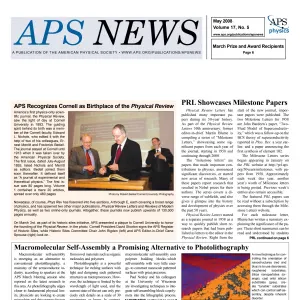 APS News May 2008