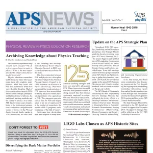 APS News July 2018