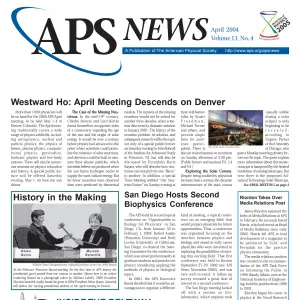 APS News April 2004