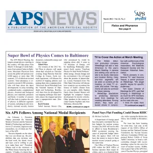 APS News March 2013