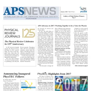 APS News January 2018