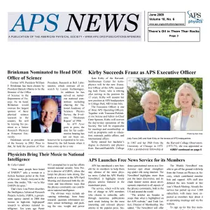 APS News June 2009