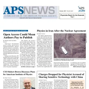 APS News October 2015