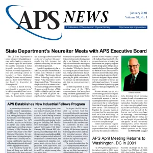 APS News January 2001