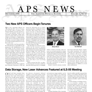 APS News December 1996