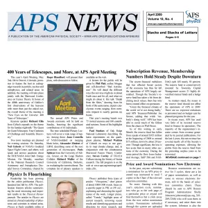 APS News April 2009