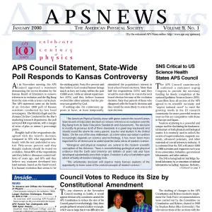 APS News January 2000