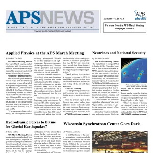 APS News April 2014