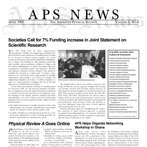 APS News April 1997