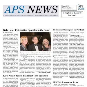 APS News March 2010