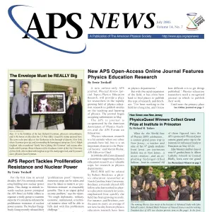 APS News July 2005