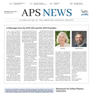 APS News April 2020