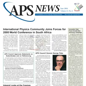 APS News June 2004