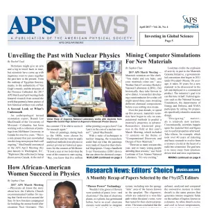 APS News April 2017