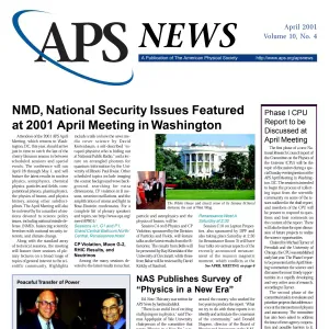 APS News April 2001