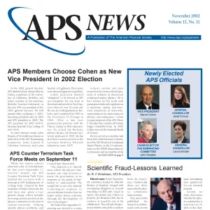 APS News November 2002