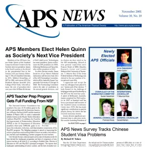 APS News November 2001