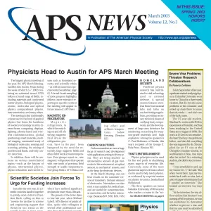 APS News March 2003