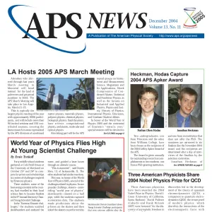 APS News December 2004