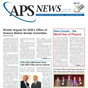 APS News October 2003