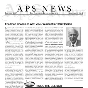 APS News January 1997