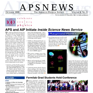 APS News October 1999