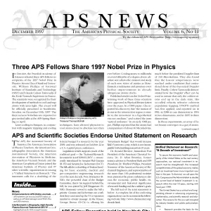 APS News December 1997