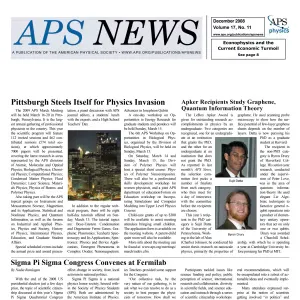 APS News December 2008