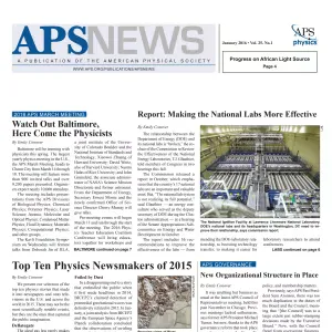 APS News January 2016