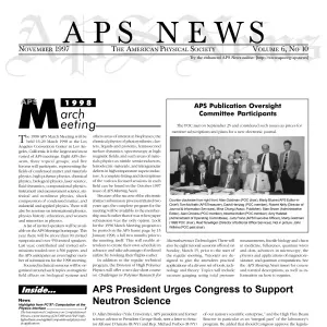 APS News November 1997